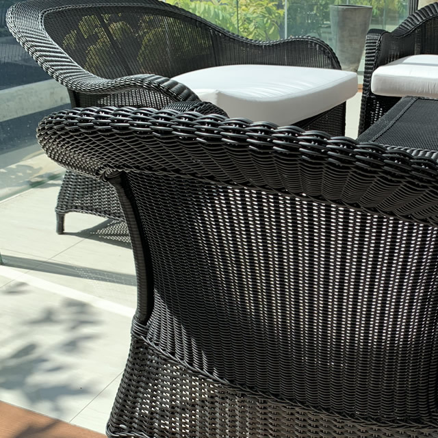 マイアミ オリエンタルデザインのガーデンソファセット （MIM-ST1