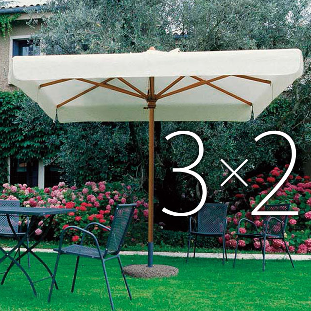 あらゆるシチュエーションに映える、定番中の定番モデルのガーデンパラソル （SCL-PD）