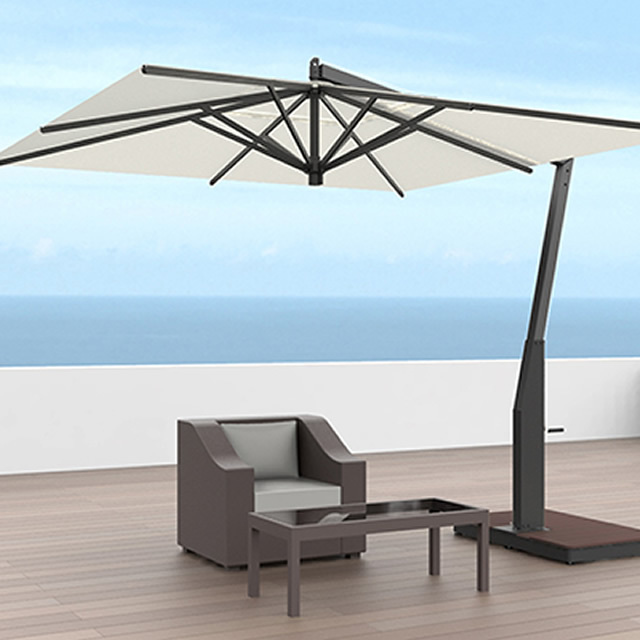 風速15m/sに対応！メイド イン ジャパンのオリジナルデザインパラソル「ステラ（スクエアタイプ）」 （TKP-STELLA-S）