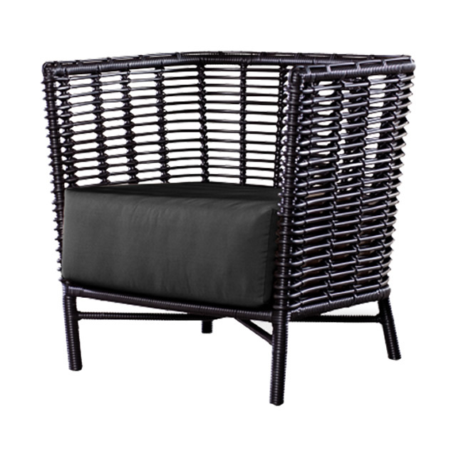 パリス ラウンジチェアーCA（ブラック） + 純正クッション （PARIS-GAG9008BK）