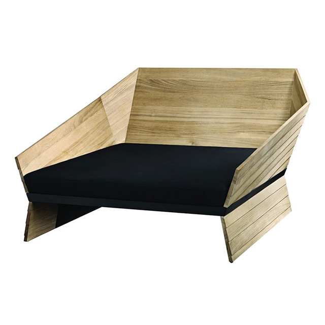 セイン チーク デイベッド + 純正クッション （SAIN-TEAK-GSF5993PDC）