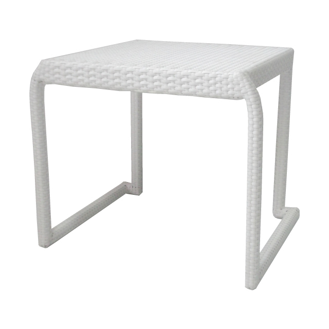 シンプリシティ エンドテーブル + 強化ガラス天板 （SIMPLICITY-AL-0909-ET）