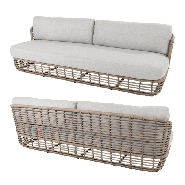 ルガーノ 人工ラタンのデザインソファセット （STK-LGN-ST1）（海外