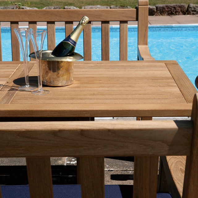 最高級チークを堪能するオールチークダイニングセット | ガーデン家具