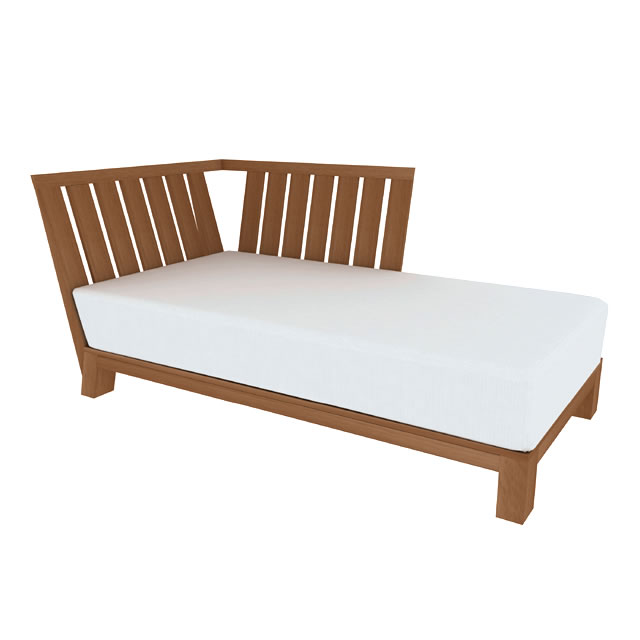 フランクフルト デイベッド（左肘掛） + 純正クッション （FRA-DAYBED-L）