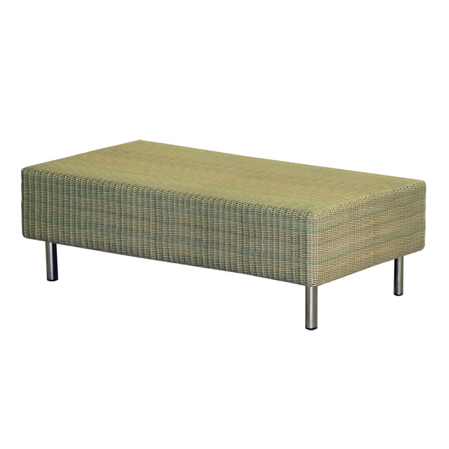 オアシス レクタングル コーヒーテーブル + 強化ガラス天板 （OASIS-AL-0540-CTLO）