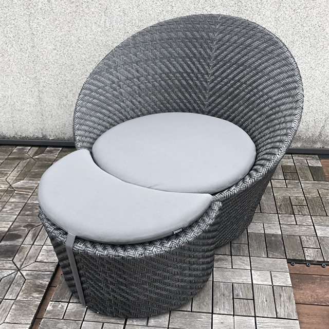 【展示品】 ヴァレッタ ラウンジセット （VLT-ST1） NC1412（Granaite）/Charcoal cushion