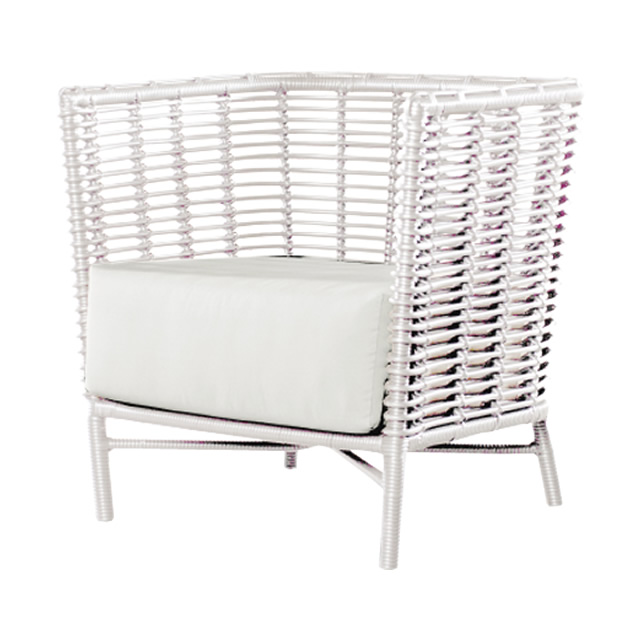 パリス ラウンジチェアーCA（ホワイト） + 純正クッション （PARIS-GAG9008WH）