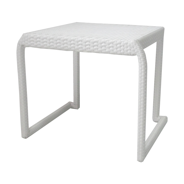 シンプリシティ エンドテーブル + 強化ガラス天板 （SIMPLICITY-AL-0909-ET）