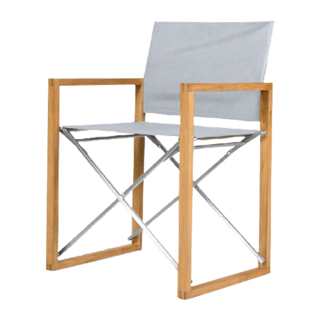 トゥーロン ディレクターチェアーPD（グレー） （TOULON-GPA9001GR）