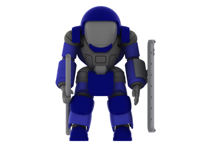 新・特装機兵ドルバック 1/35スケール PA-X0004 警察（機動隊）仕様 ハーク