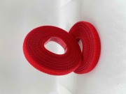 マジックテープ（ECOラク）赤　幅10mm×5M