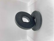 マジックテープ（ECOラク）灰　幅10mm×5M