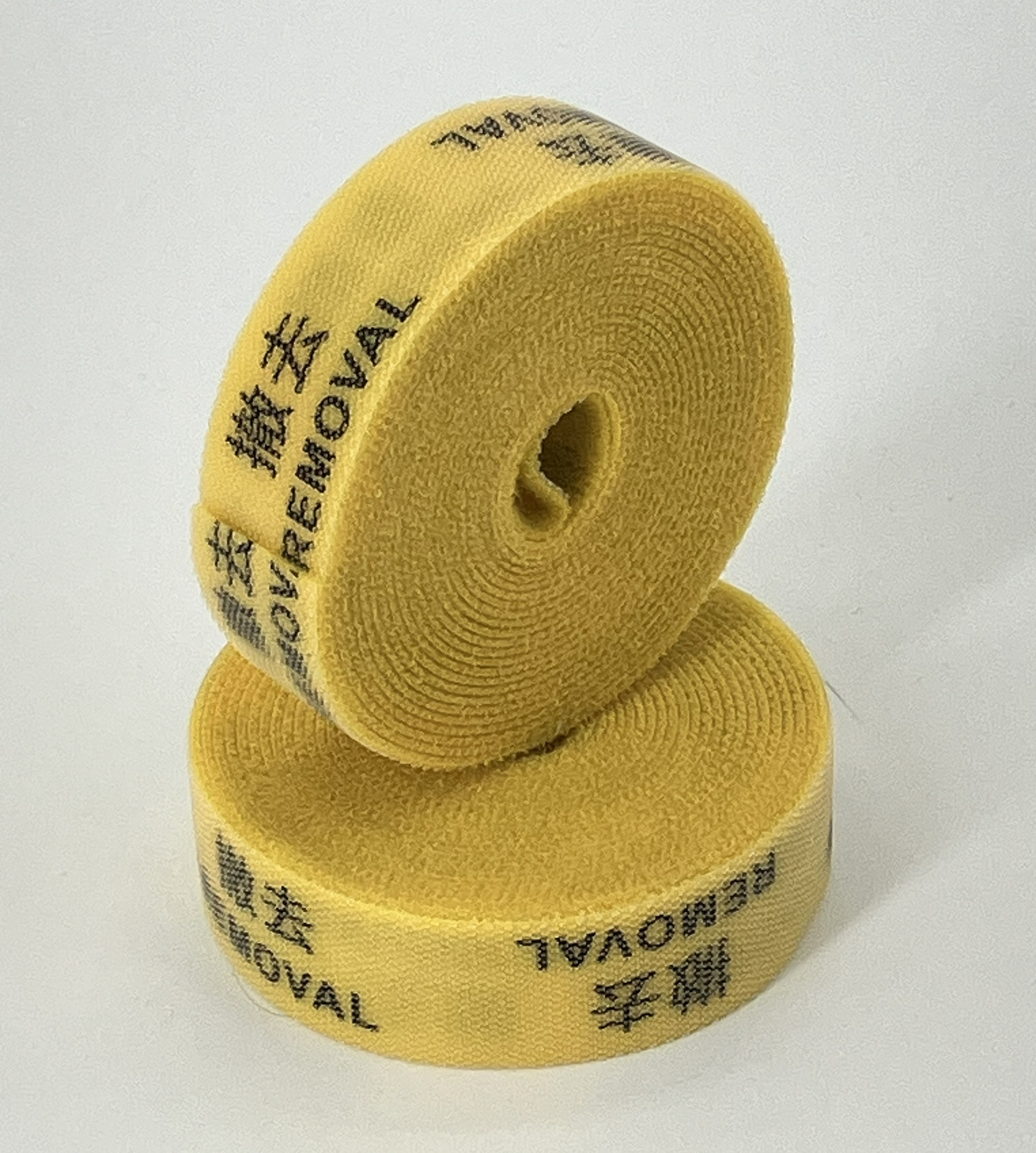 マジックテープ（ECOラク）黄（撤去）　　　【英語表記有】　幅20mm×3M