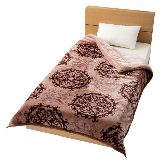 あったか毛布 抗菌タイプ（ヴィクトリア柄）