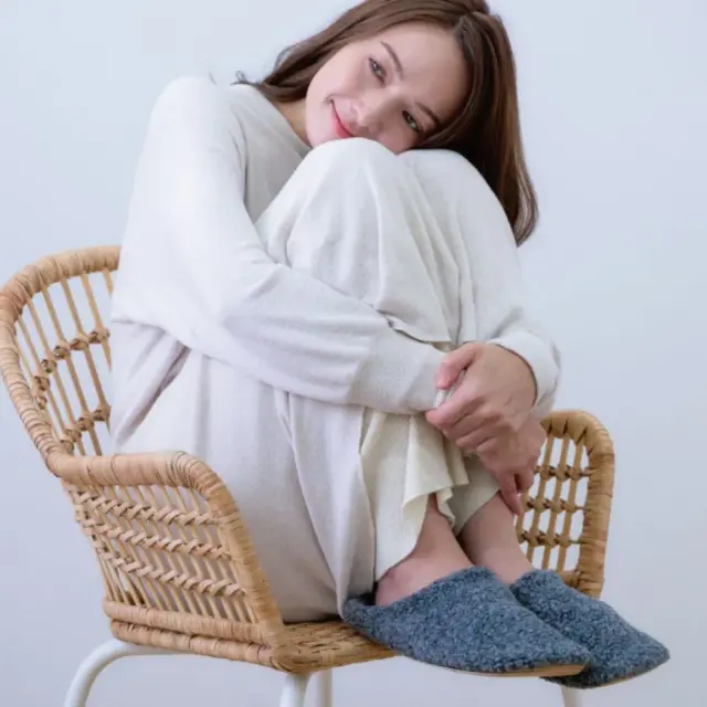 Curume もこもこ ルームシューズ