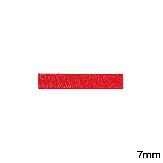 片面サテンリボン