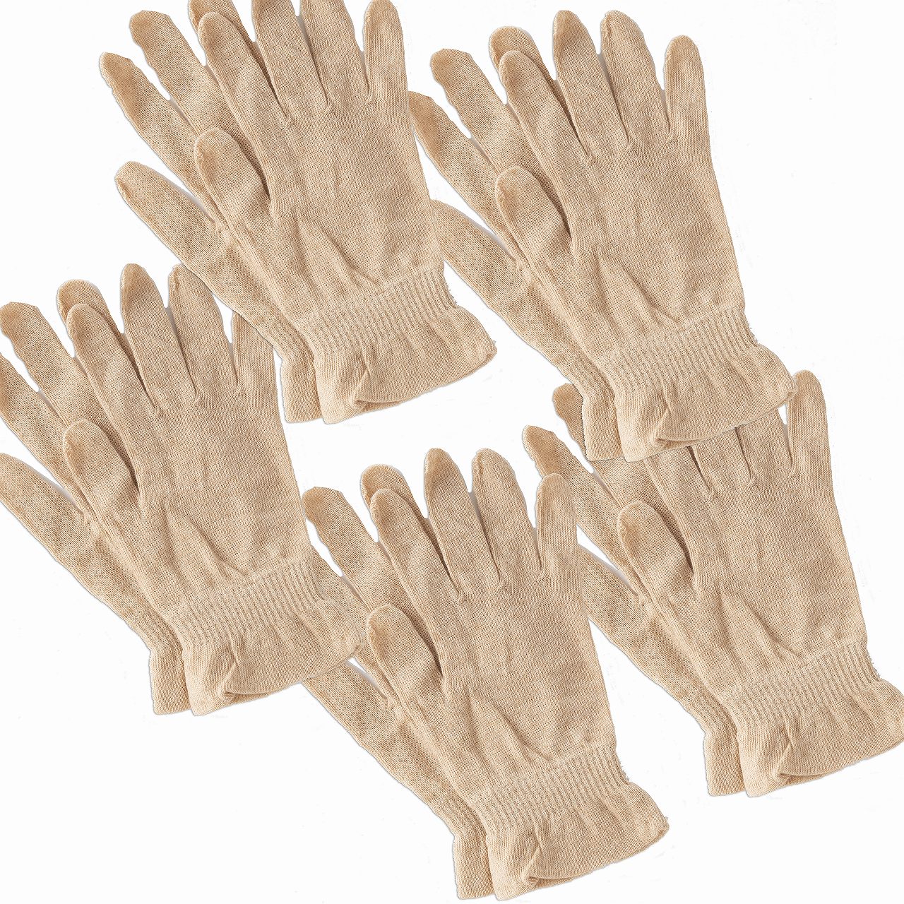 茶綿手袋5枚セット