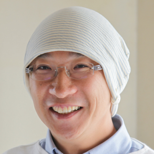 水色ボーダー帽子2015