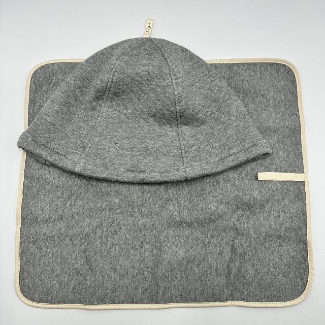 サウナハット　サウナマット　グレー