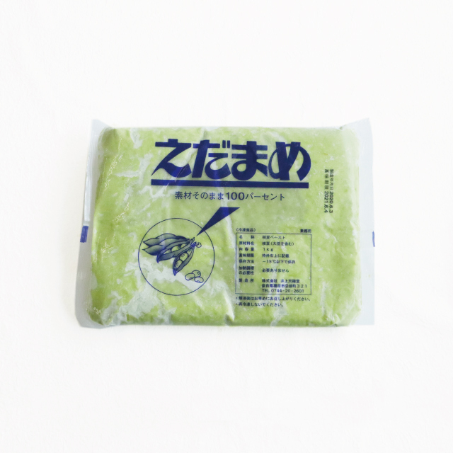 素材の風味が感じられるえだまめペースト