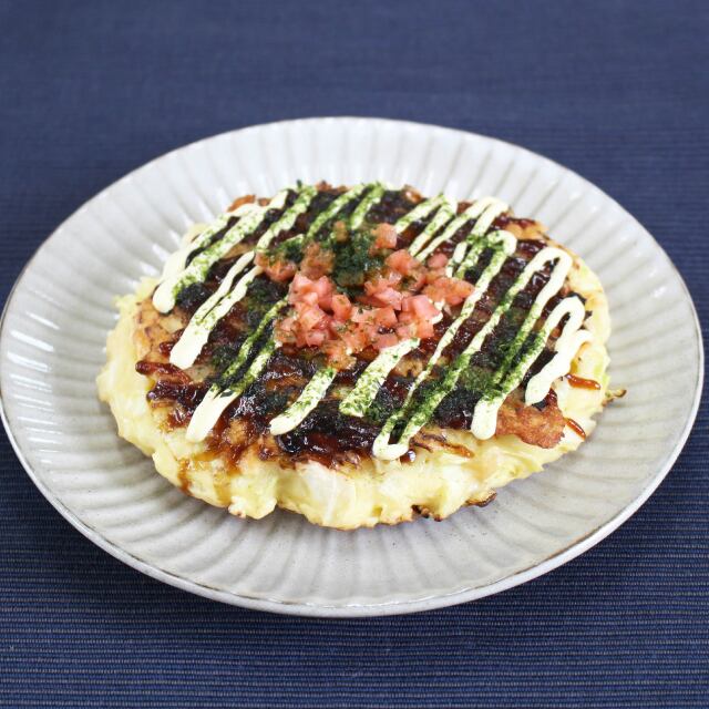 生芋試作お好み焼き