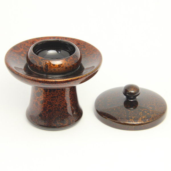 木製 茶台 群雲塗 3.0寸(箱なし)