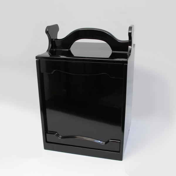 外柄/岡持ち/重箱入れ　総黒