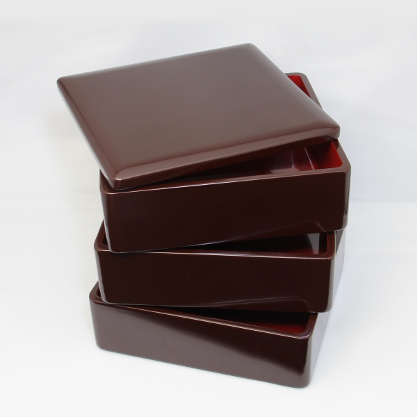 重箱　木製　漆塗り