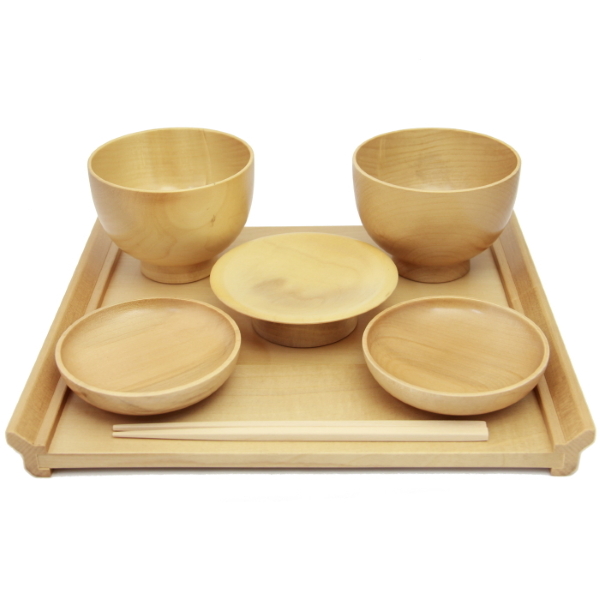 辛夷 白木膳 クリア仕上げ【神道】
