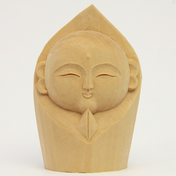 《在庫限り！》 子姿地蔵 【白木 木地】