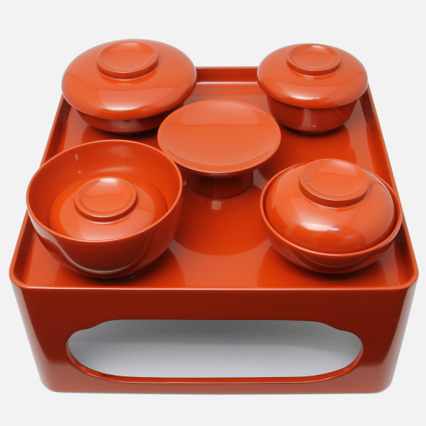 【川連漆器】仏膳椀 8寸 洗朱