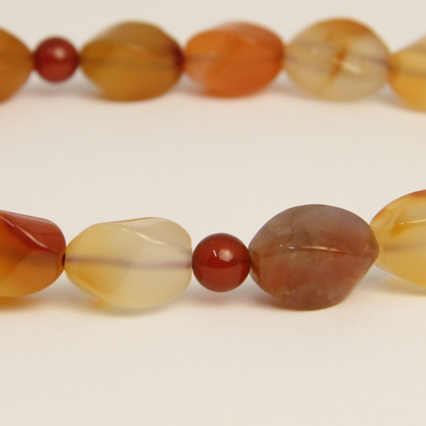 瑪瑙念珠　スクリューカット