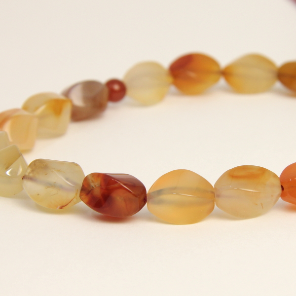 瑪瑙念珠　スクリューカット