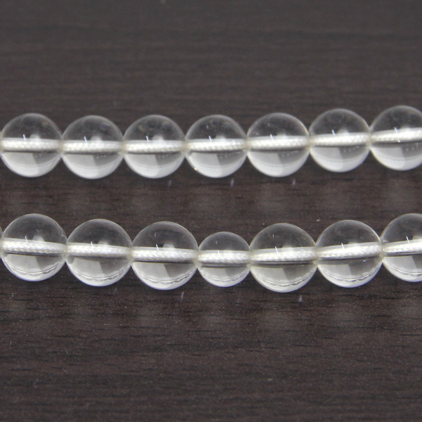 男性用　本水晶看経念珠