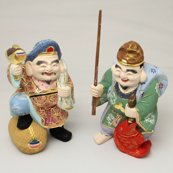 大黒・恵比寿　置物
