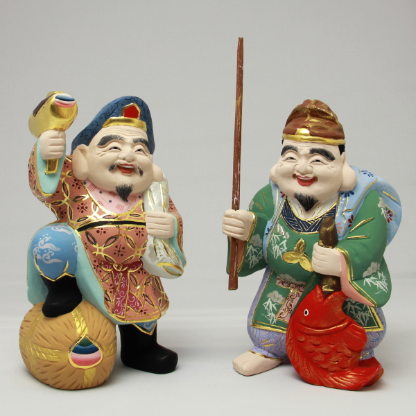 大黒・恵比寿　置物