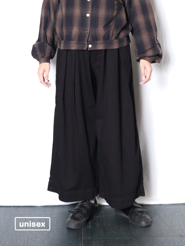 7オンスデニムハカマパンツ