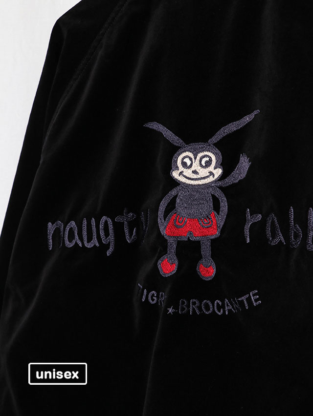 Naugty rabbit刺繍スカジャン