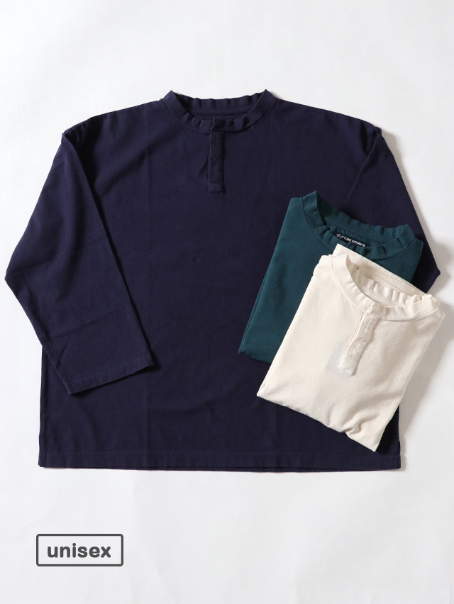 BDドライ天竺ヤッコオープン8分袖T