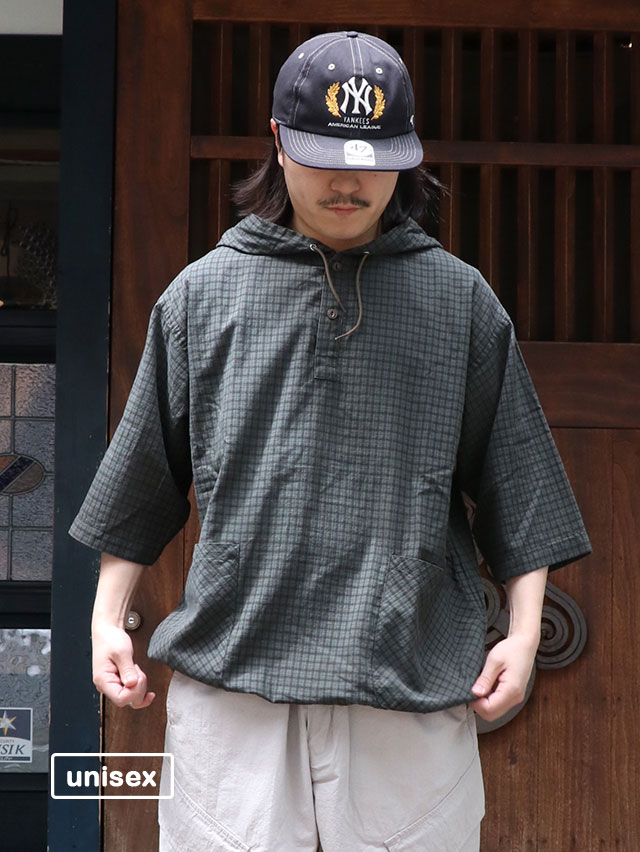 ドビークロスチェック ビッグポケットアノラック