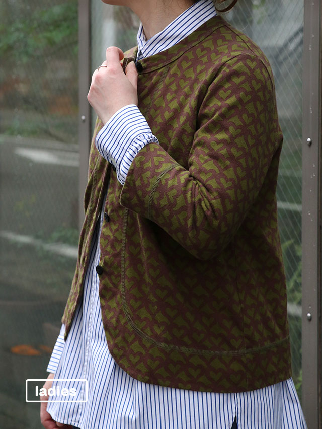 【予約商品】シェアハート20天竺ラウンドクルーネックカーディガン★クーポン対象