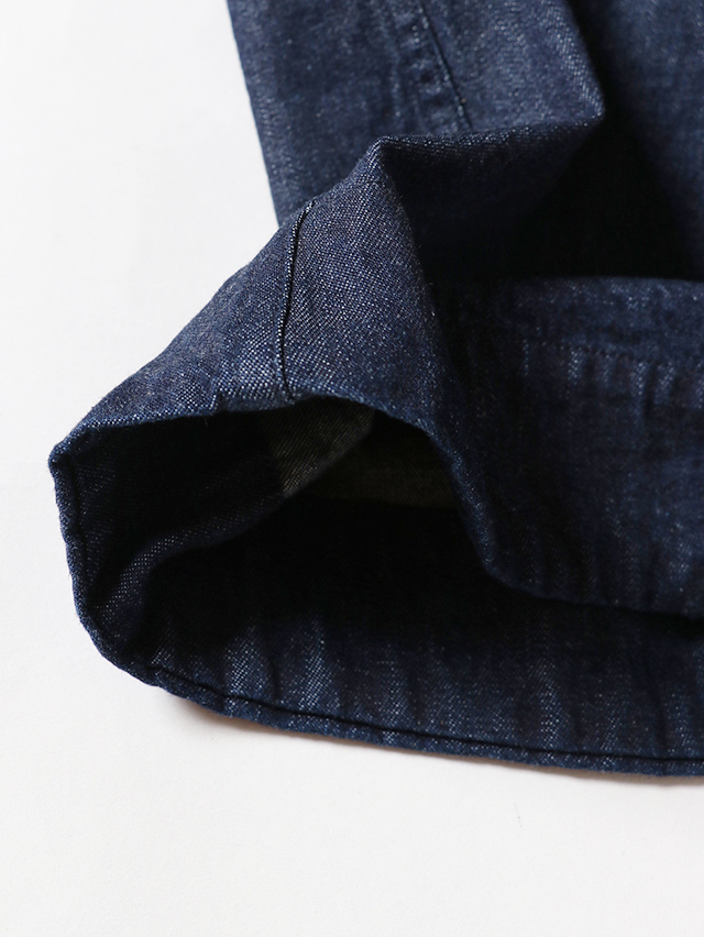 10オンスデニムドリズラーギャザースカート TIGRE BROCANTE