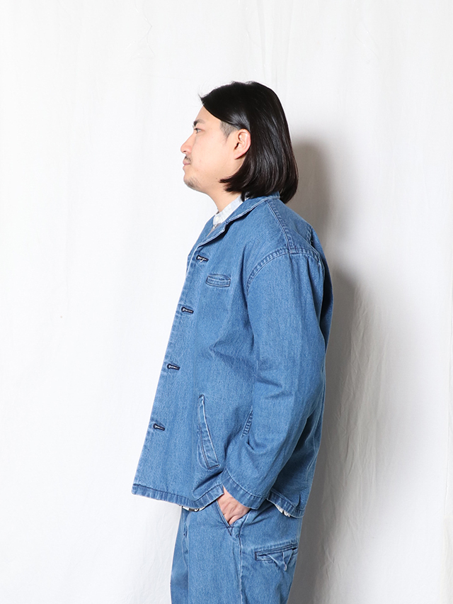 10オンスデニムForemanテーラードジャケット TIGRE BROCANTE