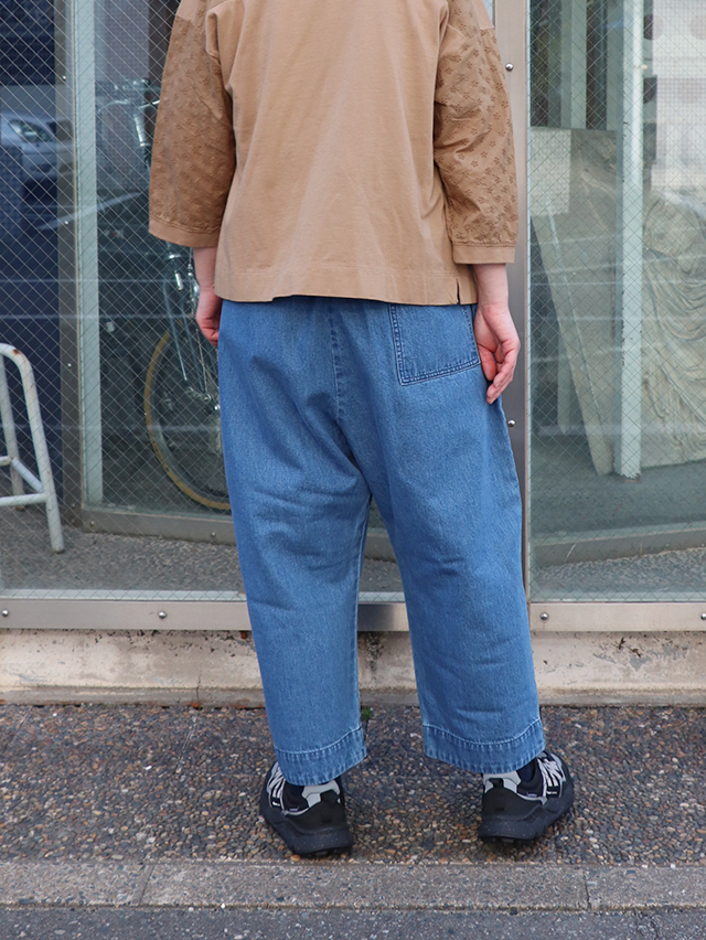 10オンスデニムミャオ9分丈パンツ TIGRE BROCANTE