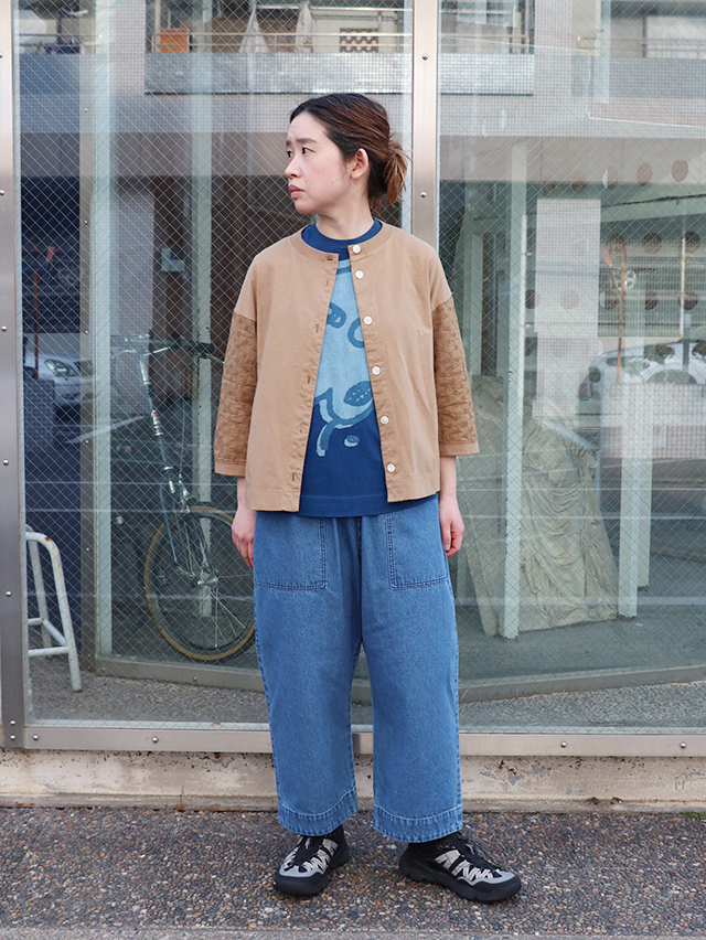 10オンスデニムミャオ9分丈パンツ TIGRE BROCANTE