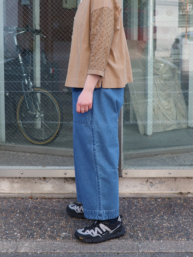 10オンスデニムミャオ9分丈パンツ TIGRE BROCANTE