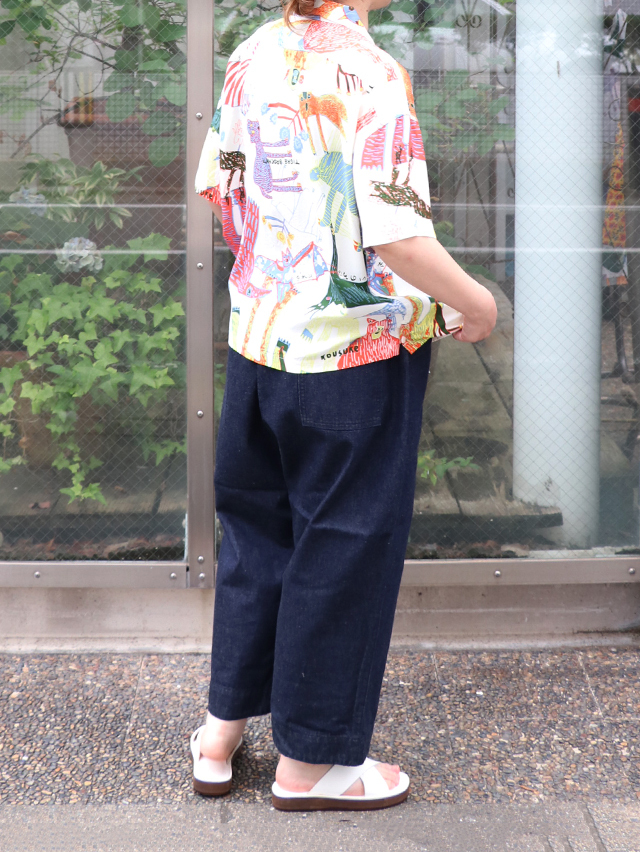 10オンスデニムミャオ9分丈パンツ TIGRE BROCANTE