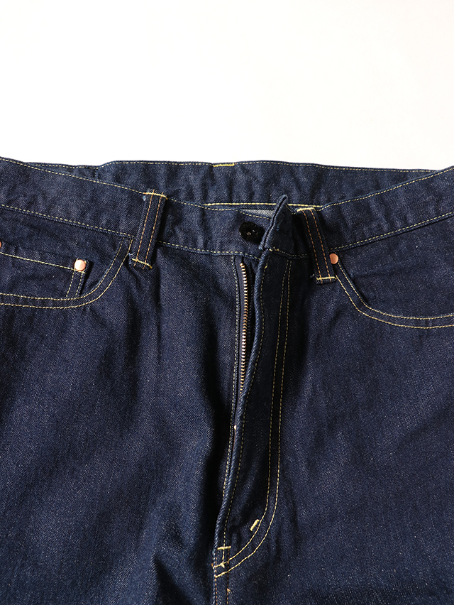 12.5オンスデニムビッグ5ポケットパンツ TIGRE BROCANTE