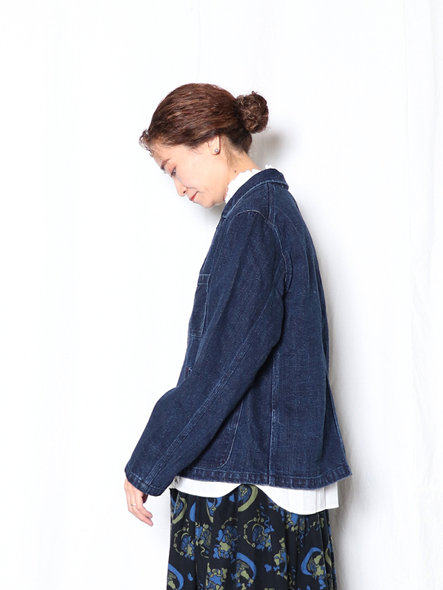 12オンスヴィンテージデニムワークテーラードジャケット TIGRE BROCANTE